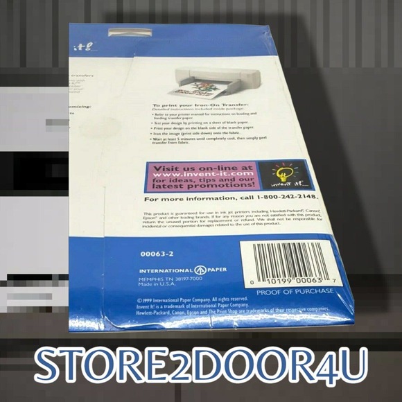 2 Invent It Iron-On Transfers for Light Fabrics 10 Sheets 00063-2 Inkjet Crafts - Picture 2 of 4